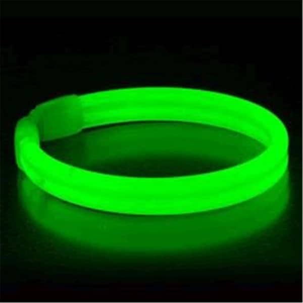 Endless Games Wide Glow Stick 8 in. Bracelet, Green, 30PK EN3342572 - main